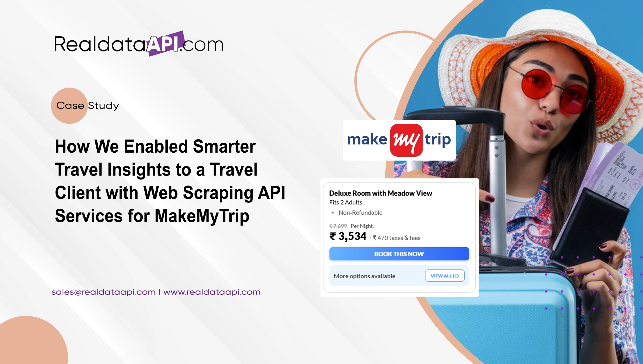 How We Enabled Smarter Travel Insights to a Travel Client with Web Scraping API Services for MakeMyTrip